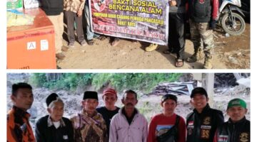 PAC PP Bukitraya Berikan Bantuan Kepada Korban Musibah Bencana Alam Di Sumbar.
