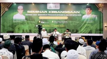 Seminar Kebangsaan PB HUDA Bahas Pemimpin Ideal untuk Aceh, Tu Sop : Pemilih dan Yang Dipilih Harus Sama-Sama Ahli