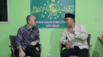 Kuda Hitam Sumut Barry Simorangkir Silaturahmi Ke Kantor PCNU Kota Medan