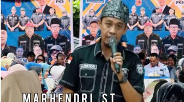 MARHENDRI, ST: Antusiasme Warga Kian Memuncak Dukung Paslon AMAn di Pilkada Pekanbaru, kami yakin insha Allah pasangan Aman bisa menang.