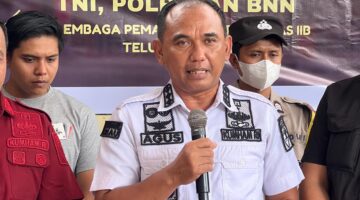 PENGGELEDAHAN GABUNGAN DAN TES URINE BERSAMA TNI, POLRI DAN BNN DI LAPAS KELAS IIB TELUK KUANTAN